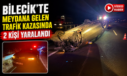 Bilecik'te meydana gelen trafik kazasında 2 kişi yaralandı.
