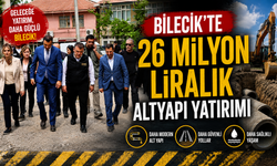 26 MİLYON LİRALIK ALTYAPI YATIRIMI