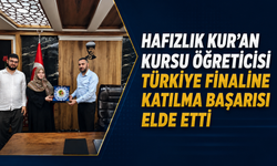 HAFIZLIK KUR’AN KURSU ÖĞRETİCİSİ TÜRKİYE FİNALİNE KATILMA BAŞARISI ELDE ETTİ