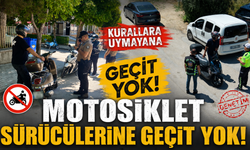 2 BİN 75 MOTOSİKLET SÜRÜCÜSÜ KONTROLDEN GEÇTİ