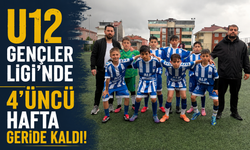 U12 GENÇLER LİGİ'NDE 4'ÜNCÜ HAFTA GERİDE KALDI,