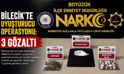 UYUŞTURUCU OPERASYONU: 3 GÖZALTI