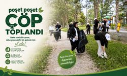 ERTUĞRUL GAZİ TÜRBESİ ÇEVRESİNDE POŞET POŞET ÇÖP TOPLANDI