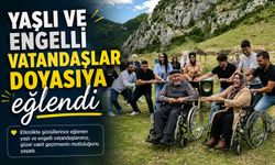YAŞLI VE ENGELLİ VATANDAŞLAR DOYASIYA EĞLENDİ