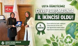 USTA ÖĞRETİCİ ÇEVRE YARIŞMASINDA İL İKİNCİSİ OLDU