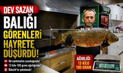 DEV SAZAN BALIĞI YAKALANDI