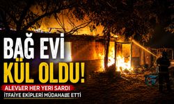 BAHÇE FIRININDAKİ ATEŞ BAĞ EVİNE SIÇRADI