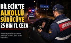ALKOLLÜ SÜRÜCÜYE 25 BİN TL CEZA