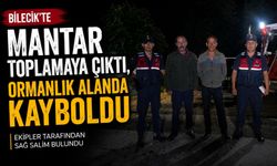 MANTAR TOPLAMAYA ÇIKTI, ORMANLIK ALANDA KAYBOLDU