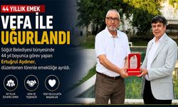 44 YILLIK EMEK, VEFA İLE UĞURLANDI