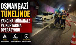 OSMANGAZİ TÜNELİNDE YANGINA MÜDAHALE VE KURTARMA OPERASYONU