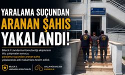 YARALAMA SUÇUNDAN ARANAN ŞAHIS YAKALANDI