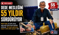 55 YILDIR ŞİMŞİR AĞACINDAN TAHTA KAŞIK YAPIYOR