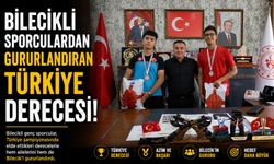 BİLECİKLİ SPORCULARDAN GURURLANDIRAN TÜRKİYE DERECESİ