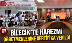 HAREZMİ ÖĞRETMENLERİNE SERTİFİKA VERİLDİ