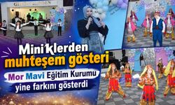 MİNİKLERDEN MUHTEŞEM GÖSTERİ