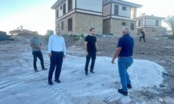 KAYMAKAM KILIÇ, YANGIN BÖLGESİNDE İNCELEMEDE BULUNDU
