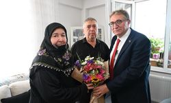 KAYMAKAM HELVACI'DAN GAZİ VE ŞEHİT AİLESİNE ZİYARET