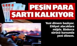 PEŞİN PARA ŞARTI KALKIYOR