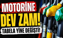 MOTORİNE ZAM GELDİ, TABELA YİNE DEĞİŞTİ