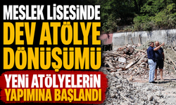 MESLEK LİSESİNDE DEV ATÖLYE DÖNÜŞÜMÜ