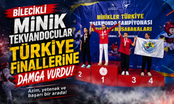 BİLECİKLİ MİNİK TEKVANDOCULAR TÜRKİYE FİNALLERİNE DAMGA VURDU