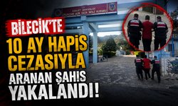 10 AY HAPİS CEZASIYLA ARANAN ŞAHIS YAKALANDI
