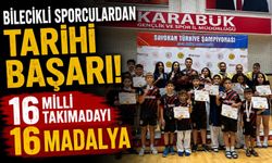 BİLECİKLİ SPORCULARDAN TARİHİ BAŞARI: 16 MİLLİ TAKIM ADAYI, 16 MADALYA