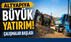 KÖYÜN ALTYAPISINI DEĞİŞTİRECEK YATIRIM BAŞLADI