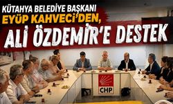 KÜTAHYA BELEDİYE BAŞKANI EYÜP KAHVECİ'DEN GÖREVDEN ALINAN İL BAŞKANINA DESTEK