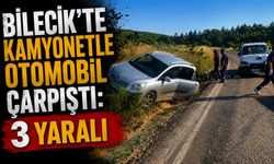 KAMYONETLE OTOMOBİL ÇARPIŞTI: 3 YARALI
