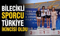 BİLECİKLİ SPORCU TÜRKİYE İKİNCİSİ OLDU