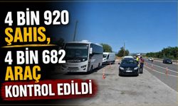 JANDARMADAN GENİŞ ÇAPLI DENETİM: 4 BİN 920 ŞAHIS, 4 BİN 682 ARAÇ KONTROL EDİLDİ