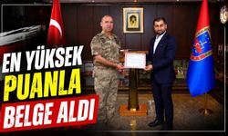BİLECİK İL JANDARMA EĞİTİM KOMUTANLIĞI EN YÜKSEK PUANLA BELGE ALDI