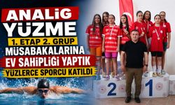 YÜZME MÜSABAKALARINDA MADALYALAR SAHİPLERİNİ BULDU