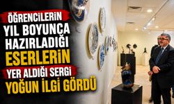 BŞEÜ'DE YIL SONU ÖĞRENCİ SERGİSİ AÇILDI