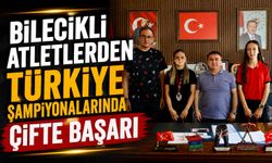BİLECİKLİ ATLETLERDEN TÜRKİYE ŞAMPİYONALARINDA ÇİFTE BAŞARI