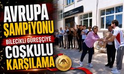 AVRUPA ŞAMPİYONU BİLECİKLİ GÜREŞÇİYE COŞKULU KARŞILAMA