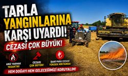 TARLA YANGINLARINA KARŞI BİÇERDÖVER OPERATÖRLERİ BİLGİLENDİRİLDİ