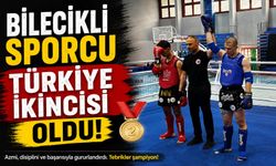 BİLECİKLİ SPORCU TÜRKİYE İKİNCİSİ OLDU