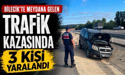 MEYDANA GELEN TRAFİK KAZASINDA 3 KİŞİ YARALANDI