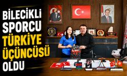 BİLECİKLİ SPORCU TÜRKİYE ÜÇÜNCÜSÜ OLDU