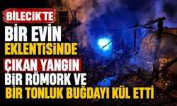 BİLECİK'TE ÇIKAN YANGIN KORKUTTU