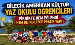 BİLECİK AMERİKAN KÜLTÜR YAZ OKULU ÖĞRENCİLERİ PİKNİKTE HEM EĞLENDİ HEM DE İNGİLİZCE PRATİK YAPTI