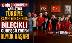 10 BİN SPORCUNUN YARIŞTIĞI TÜRKİYE ŞAMPİYONASINDA BİLECİKLİ GÜREŞÇİLERDEN BÜYÜK BAŞARI