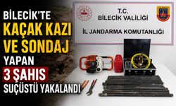 KAÇAK SONDAJ YAPAN 3 ŞAHIS SUÇÜSTÜ YAKALANDI