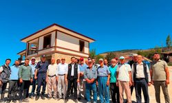 KAYMAKAM TİTİZ YANGIN BÖLGESİNDE YAPIMI SÜREN KONUTLARI İNCELEDİ