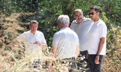 İL MÜDÜRÜ ŞİMŞEK'TEN OKULUN YENİ SPOR ALANI PROJESİNE İNCELEME