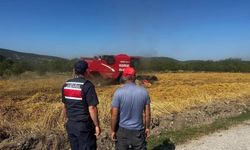 BİÇERDÖVER OPERATÖRLERİNE YANGIN UYARISI