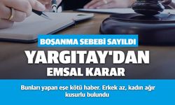 YARGITAY'DAN EMSAL KARAR